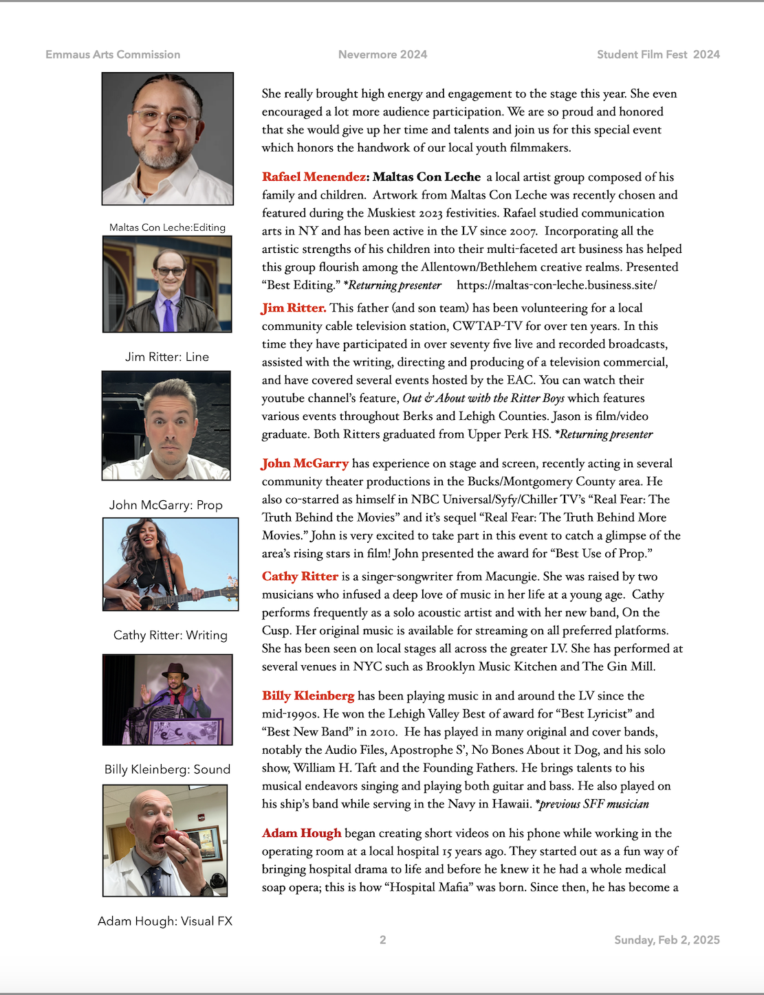 Student Film Fest Nevermore 2024 Recap