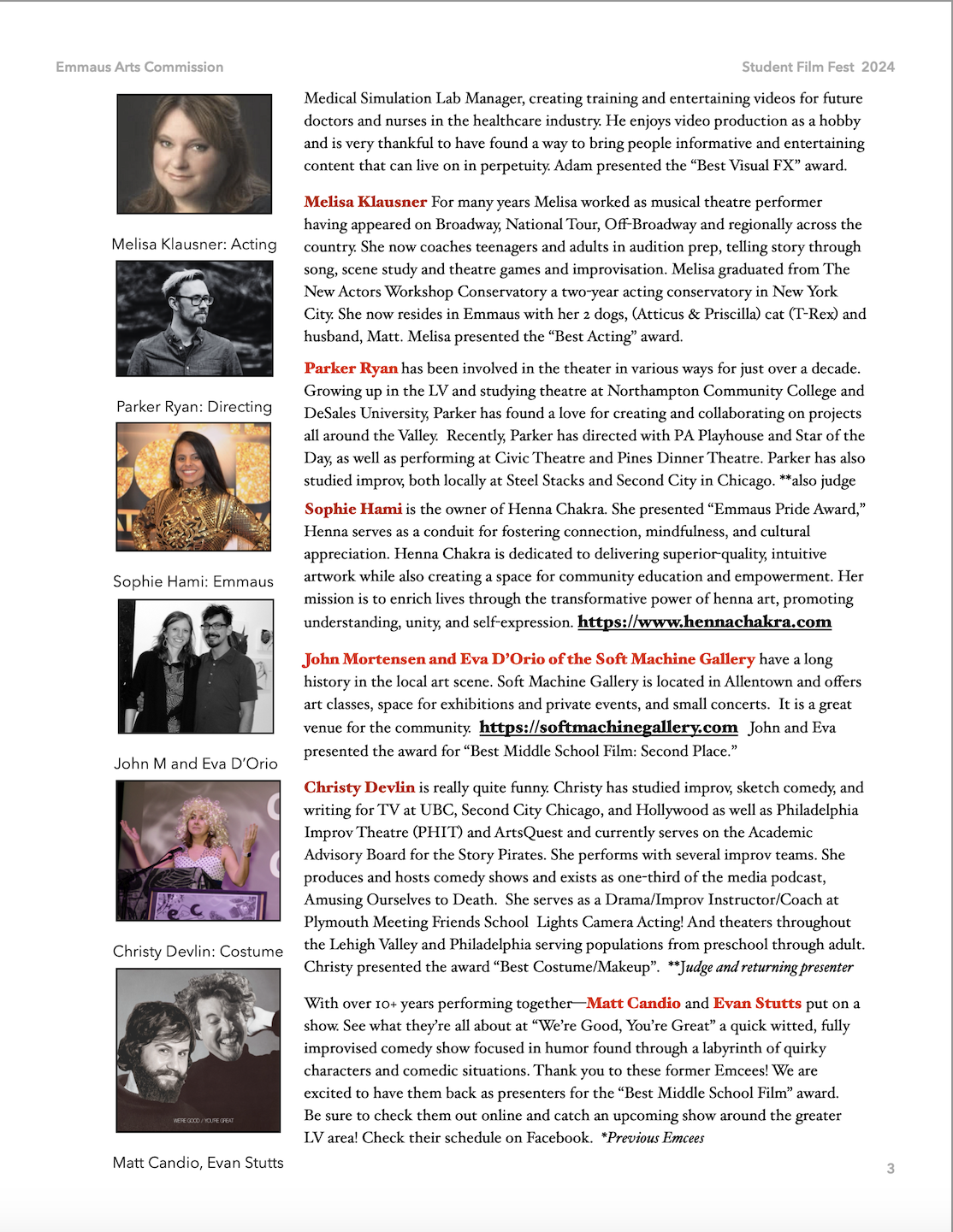 Student Film Fest Nevermore 2024 Recap