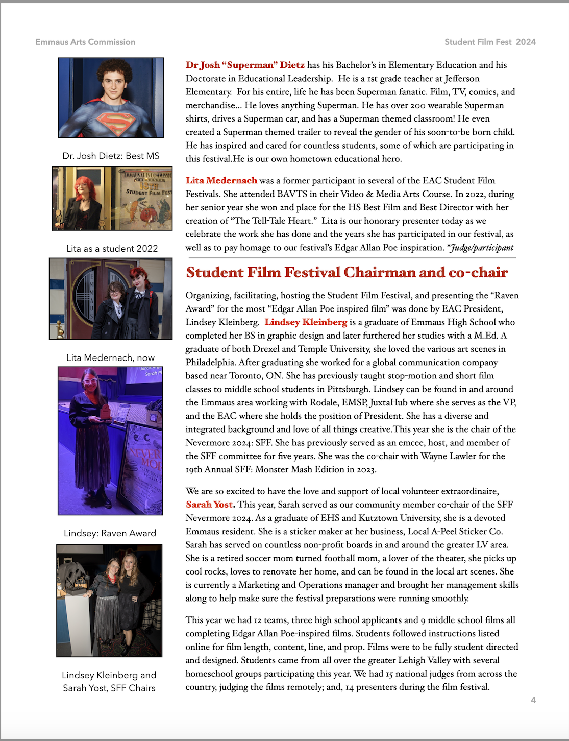 Student Film Fest Nevermore 2024 Recap