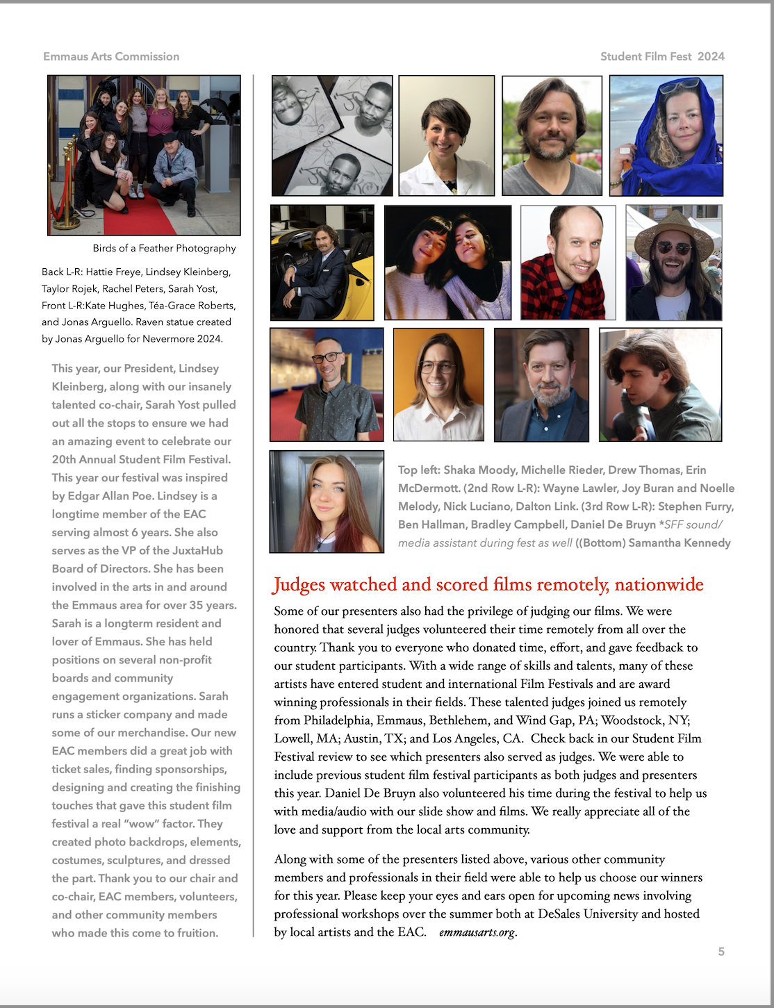 Student Film Fest Nevermore 2024 Recap